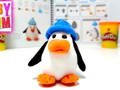 DIY Play Doh Penguin