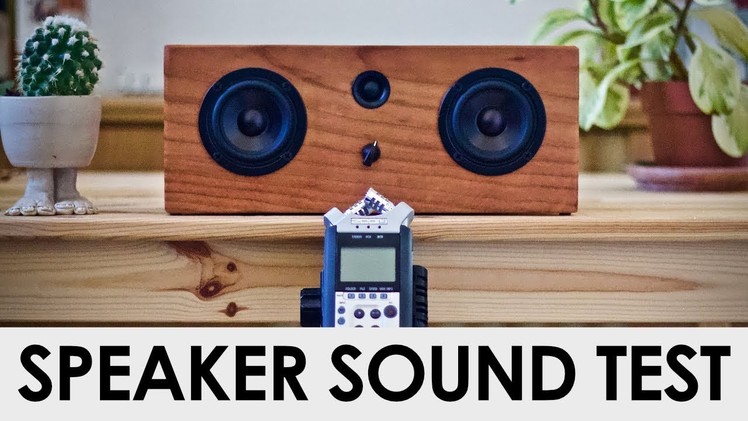 DIY Speaker Sound Test! || Basic Tools Bluetooth Speaker