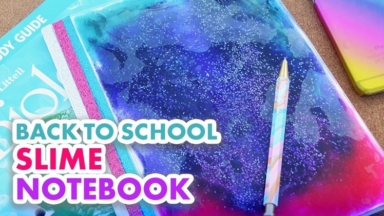 DIY Squishy Slime Notebook for Back to School