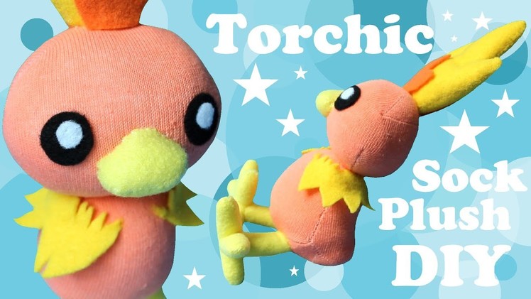 ❤ DIY Torchic Sock Plush! How To Make A Cute Pokemon Plushie! ❤