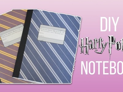 EASY DIY HARRY POTTER NOTEBOOK