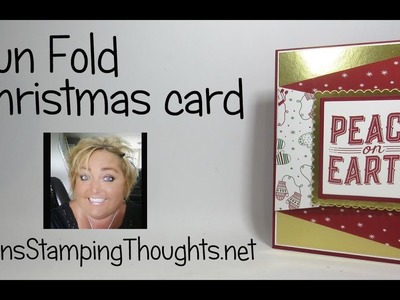 Fun Fold Christmas card