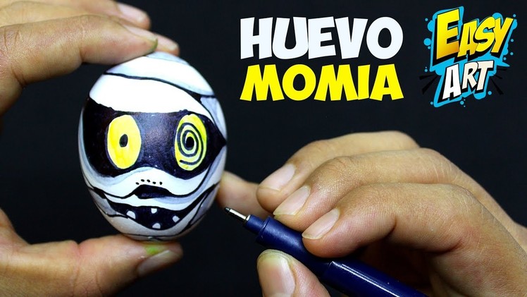 HALLOWEN Mummy Surprice EGG DIY - Como Dibujar una Momia - Coloring pages - Easy Art