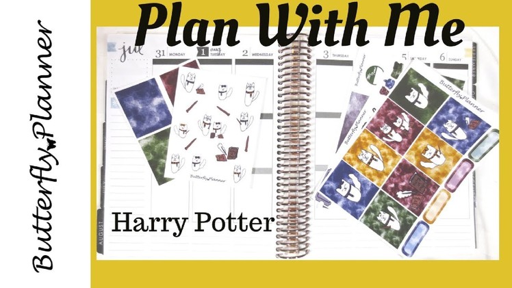 Harry Potter Plan With Me (Butterfly Planner)