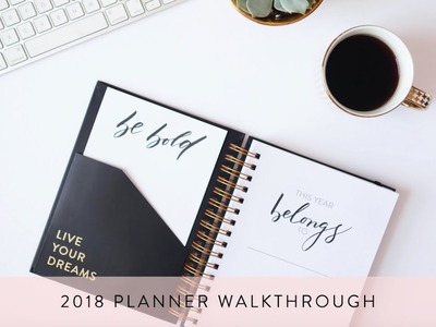 Horacio Printing || 2018 Planner Walk Through