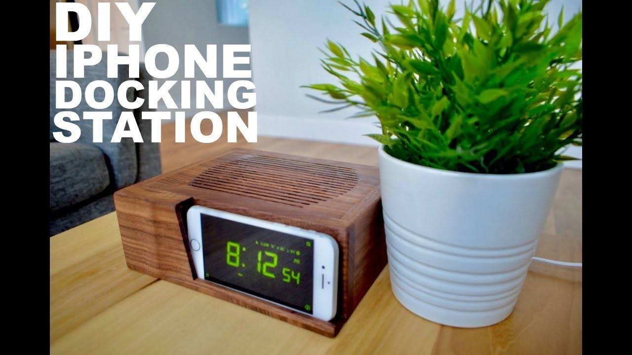 HOW TO BUILD A CELLPHONE LOUDSPEAKER DOCKING STATION || TUTORIAL