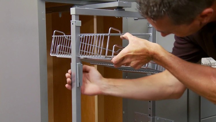 How to install a Pantry Pullout Cabinet Organizer