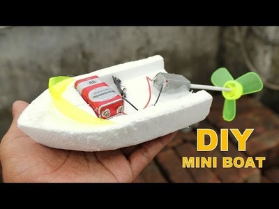 How to Make an Electric Boat at Home - DIY Mini Boat