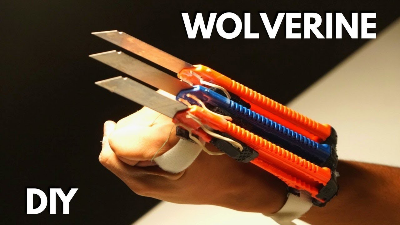 How To Make WOLVERINE CLAWS Easy DIY Project   How To Make Wolverine Claws Kcs5 O 