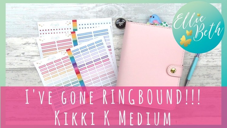 I've Gone RINGBOUND!!!!! Kikki K Medium Planner Set Up with Cocoa Daisy (mostly). 