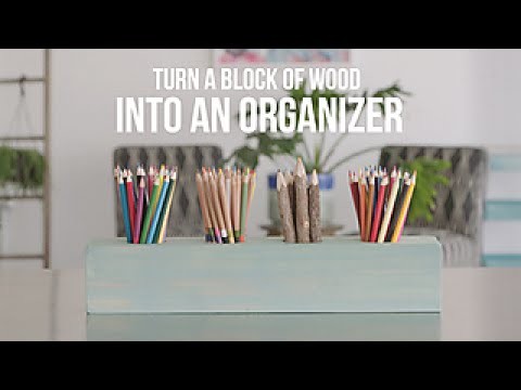 Make a Multi-Purpose Wood Organizer - HGTV