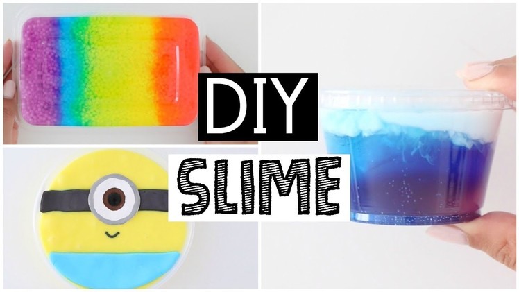 MAKING MY FAVORITE DIY SLIMES - 4 SATISFYING Slime Recipes!