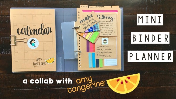 Mini Binder Planner for Amy Tangerine