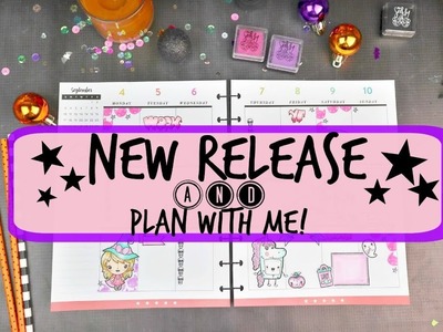 New Release+ Plan with me| happy planner|stamping