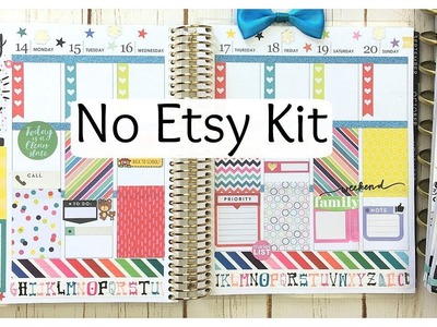 Plan With Me - Happy Planner Sticker Books | No Etsy Kit