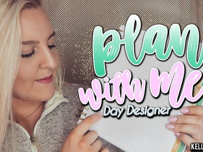 PLAN WITH ME!! HOW I ORGANIZE MY DAY DESIGNER PLANNER! Perfect for Back to School  || Kellyprepster