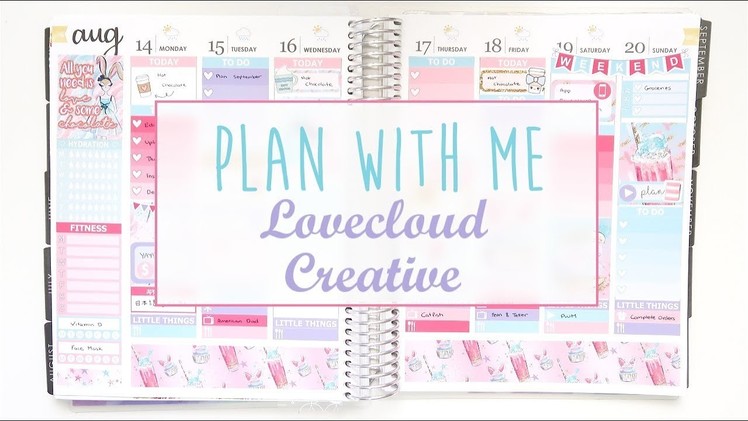 Plan With Me in my Erin Condren Planner.w Love Cloud Creative