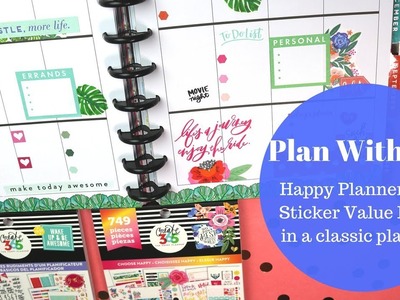 Plan With Me: Mini Stickers in Classic Planner