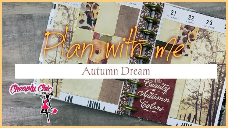 Plan with Me: September 18 - 24th Autumn Dream | Happy Planner