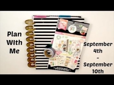 Plan With Me: September 4th -  September  10th  |Classic Happy Planner