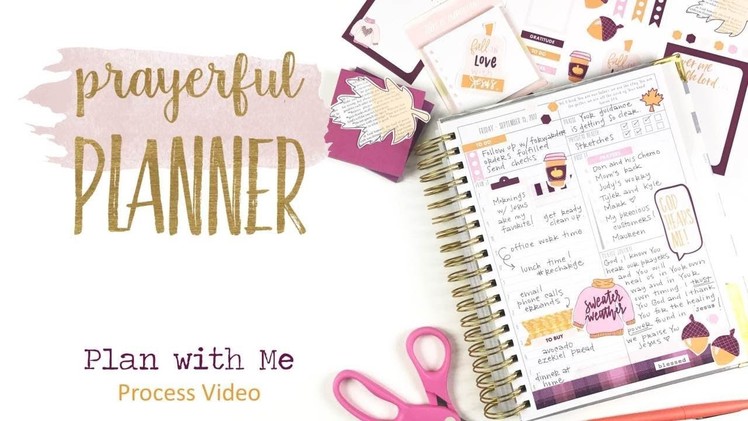 Prayerful Planner | Plan with Me | Fall in Love
