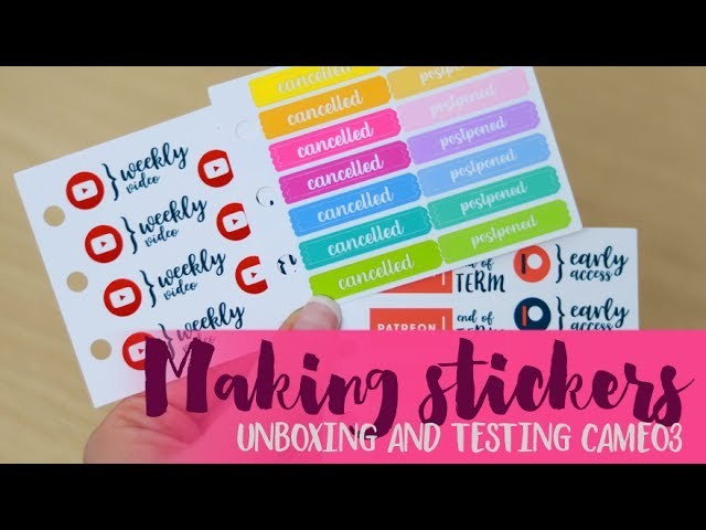 Sticker Adventures ep.2 - Making transparent custom stickers for your planner
