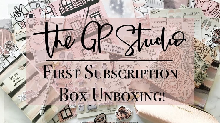 The GP Studio Planner Sub Box - Unboxing!