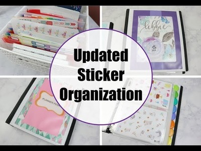 Updated Planner Sticker Organization