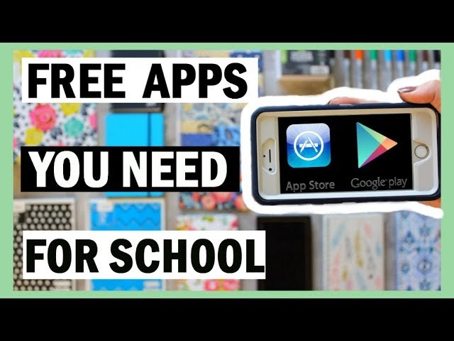 15 FREE Apps YOU NEED For Back To School 2017-18 | School Apps For Studying, Organization, + More!