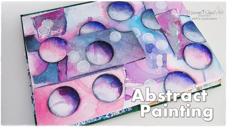 Abstract Bubble Shading Art Painting Tutorial for Beginners ♡ Maremi's Small Art ♡