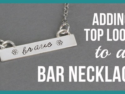 Adding Top Loops to a Bar Necklace - Beaducation.com