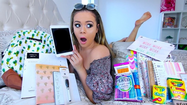Back To School Supplies Haul + HUGE GIVEAWAY!! | Krazyrayray