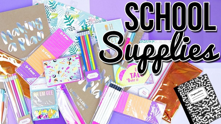 Back To School Supply Haul + GIVEAWAY! 2017-2018 School Year