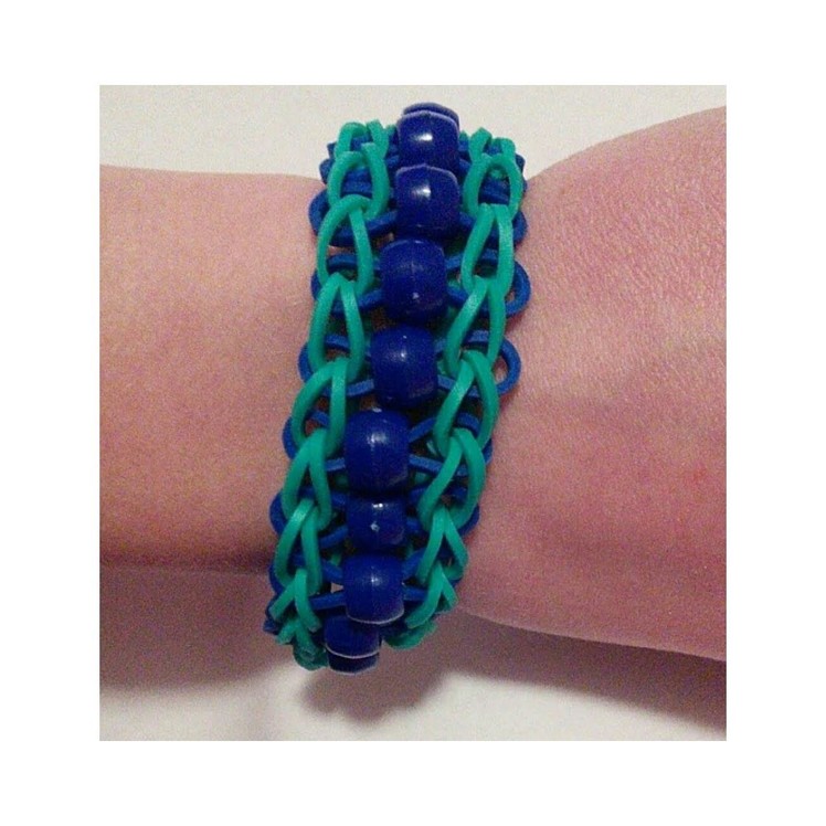 Beaded Ladder Rainbow Loom Bracelet