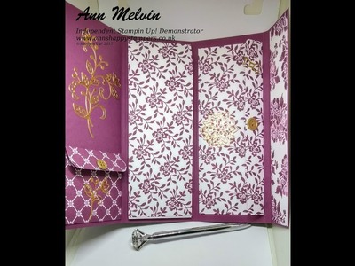 Beautiful Triple Fold Out Note Book Folder