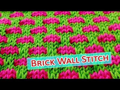 BRICK stitch. BRICK WALL stitch - Pattern 3
