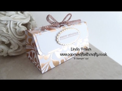 Christmas Countdown Project No. 5 - Mini Clutch Bag Box with Magnetic Closure