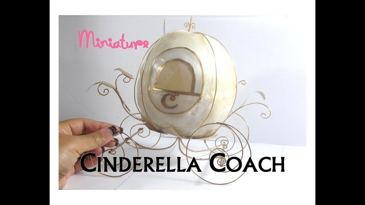 Cinderella Coach or Carriage Dollhouse Miniature Furniture Collab