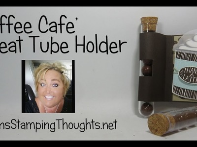 Coffee Cafe Treat Tube Holder