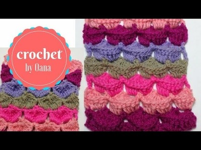 Crochet  marshmallow stitch by Oana