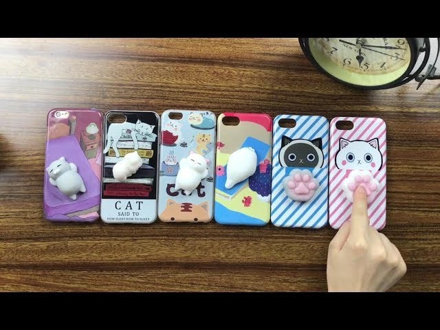 Cute Squishy 3D Phone Case Fidget Relieve Toy Cover | Cleaning Tips