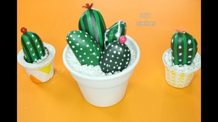DIY cactus decorativo