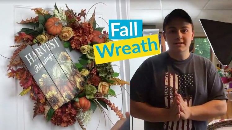 DIY Fall Wreath Part 1