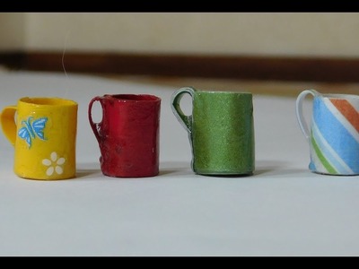 Dollhouse Miniature Mugs