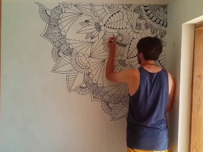 Doodle art on the wall