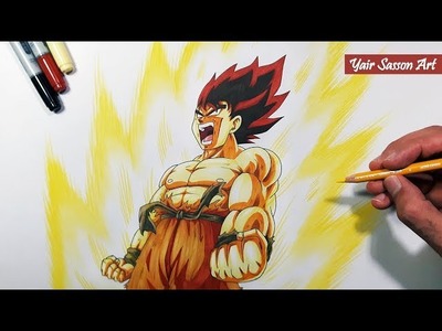 Drawing Goku - False Super Saiyan!