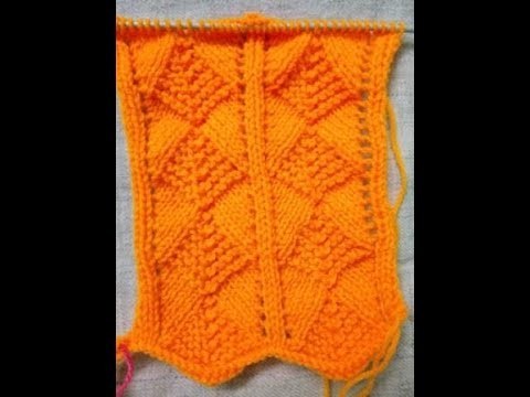 Easy Single Color Knitting Pattern No. 70