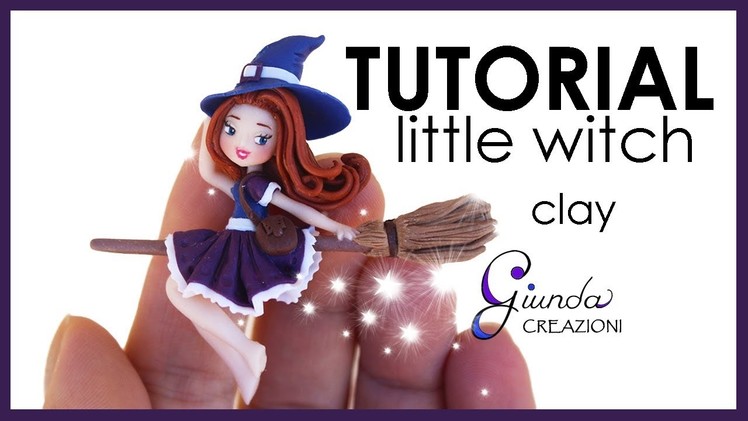 [ENG] Little Witch Tutorial - Polymer Clay - Halloween DIY