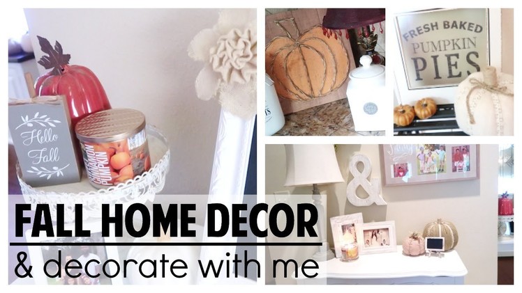 FALL HOME DECOR 2017 & DECORATE WITH ME | HAUL