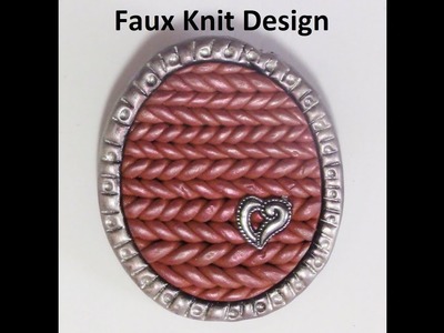 Faux Knitting Design by Gayle Thompson